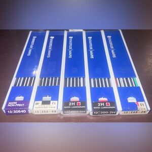 Vintage Staedtler Mars Lead Refills 20840 200-HB 200-2H Non Print Lumograph